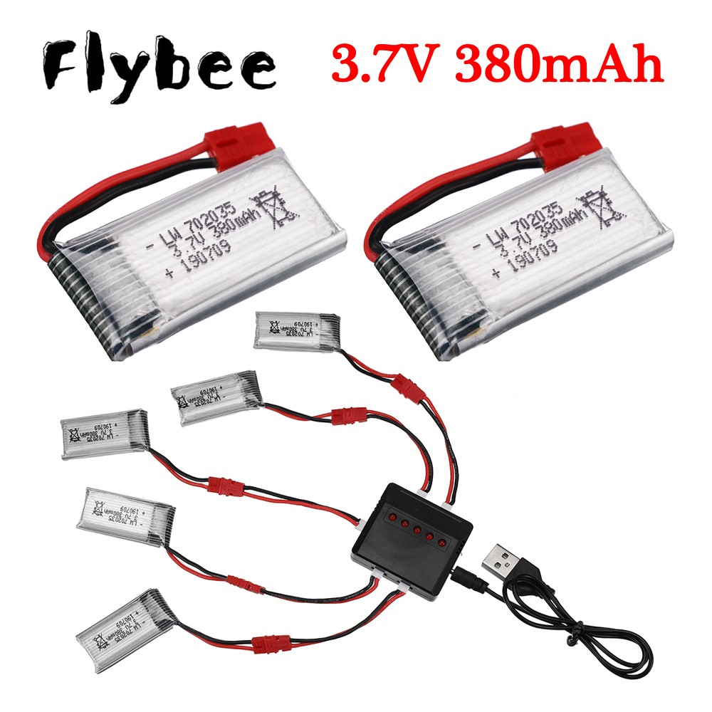 Batteria Lipo 3.7V 380mAh con  - Rc Helicopter Charger recensione e prezzo